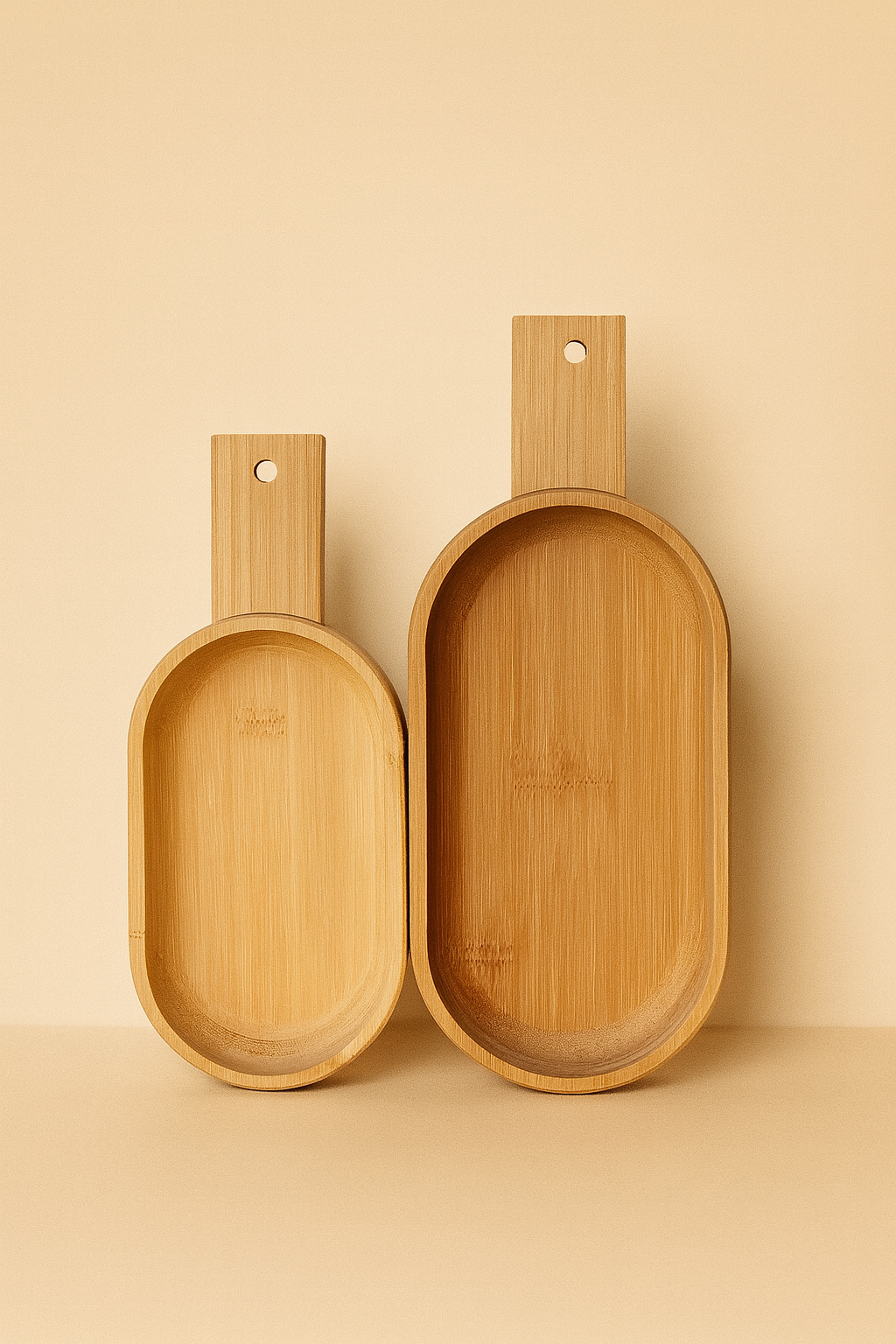 Jim Bambu Saplı İki Boy Set Sunumluk/Kahvaltılık