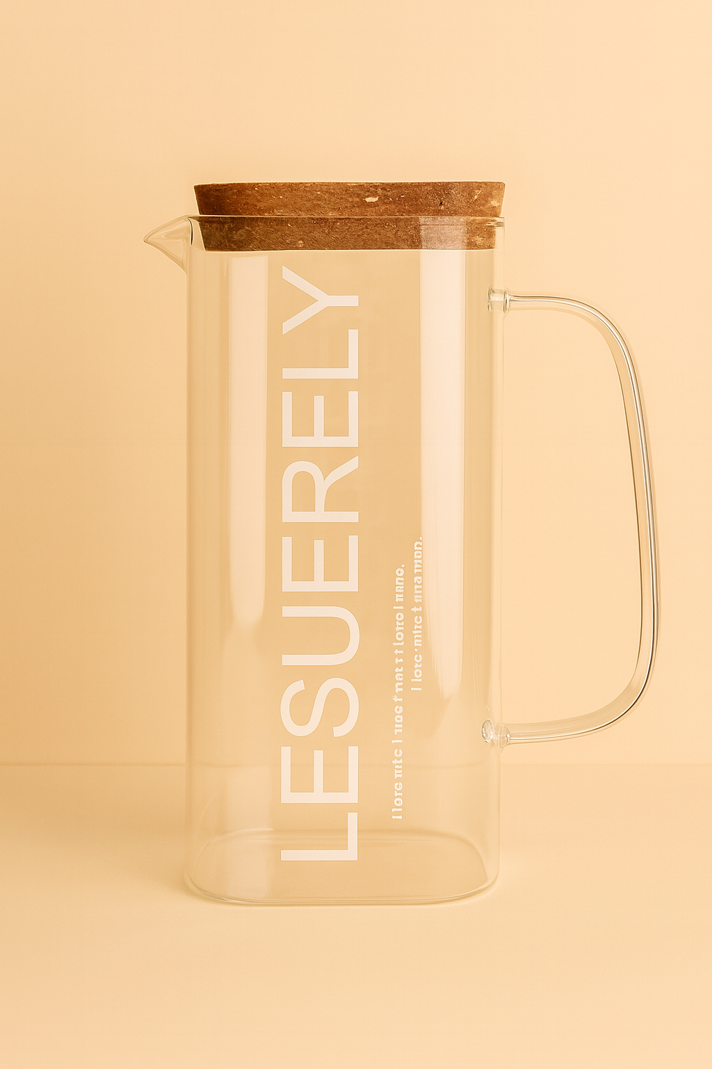 Luka Borosilikat Sürahi - Mantar Kapak