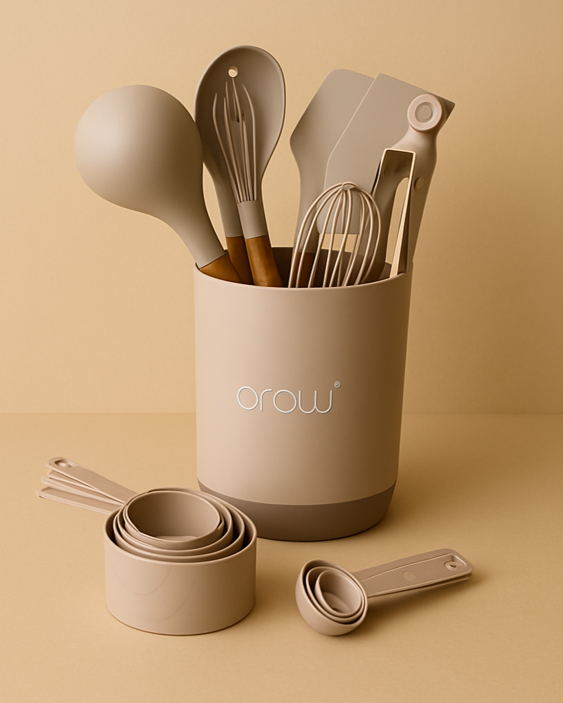 Scento Ağacı Saplı 22 Parça Silikon Mutfak Seti