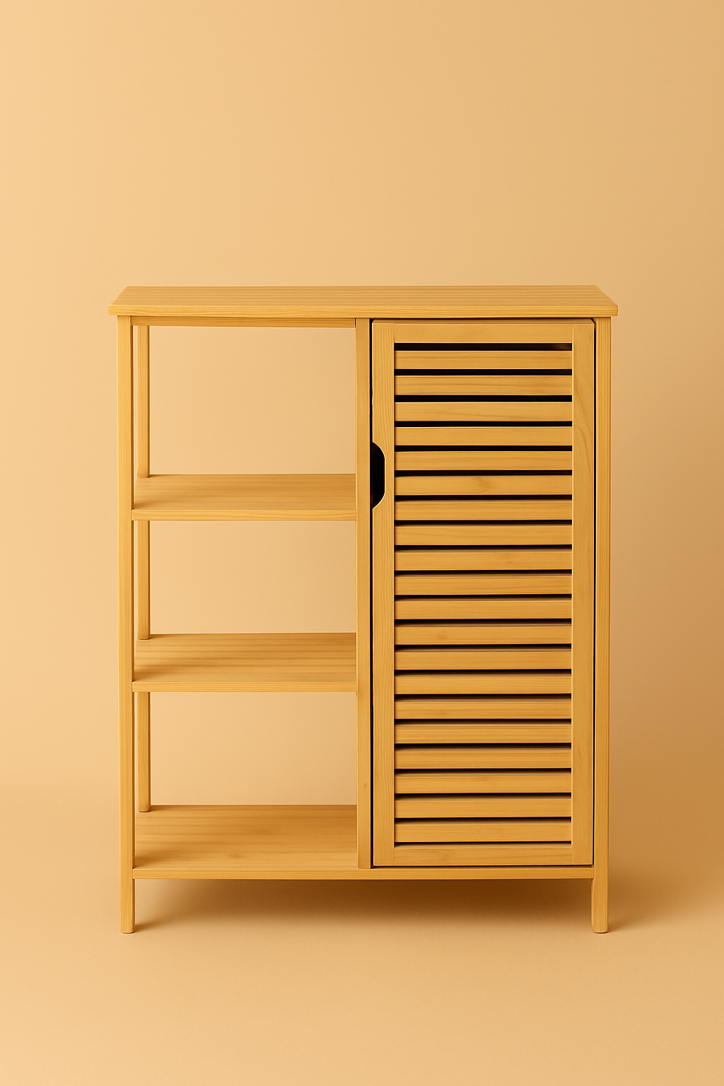 Lavi Çok Amaçlı 3 Katlı Bambu Dolap/Raf