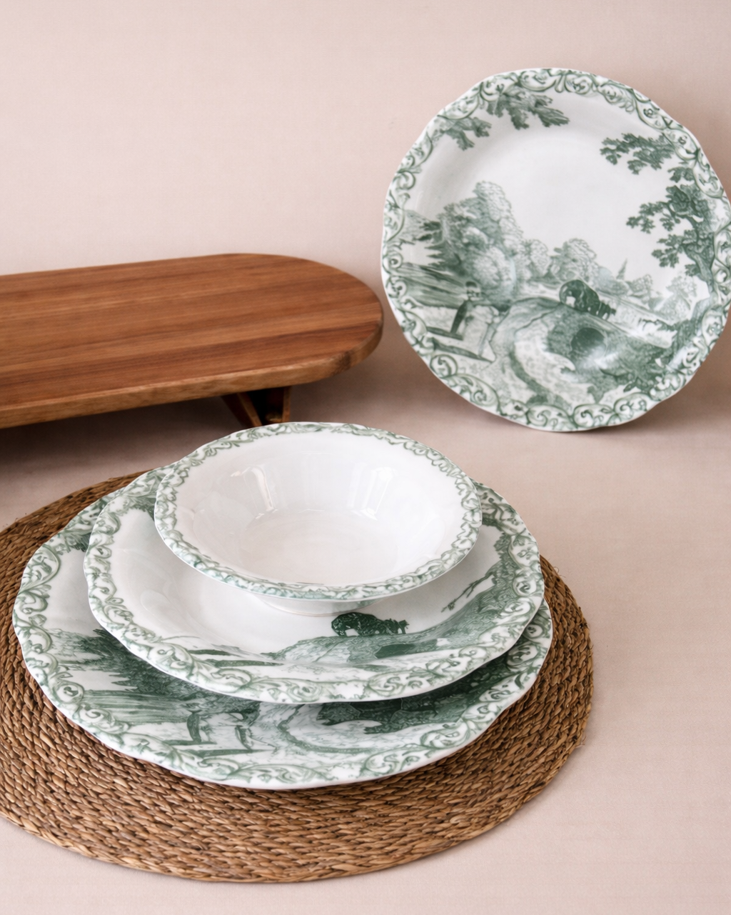 Herms 6 Kişilik 24 Parça Porselen Yemek Takımı