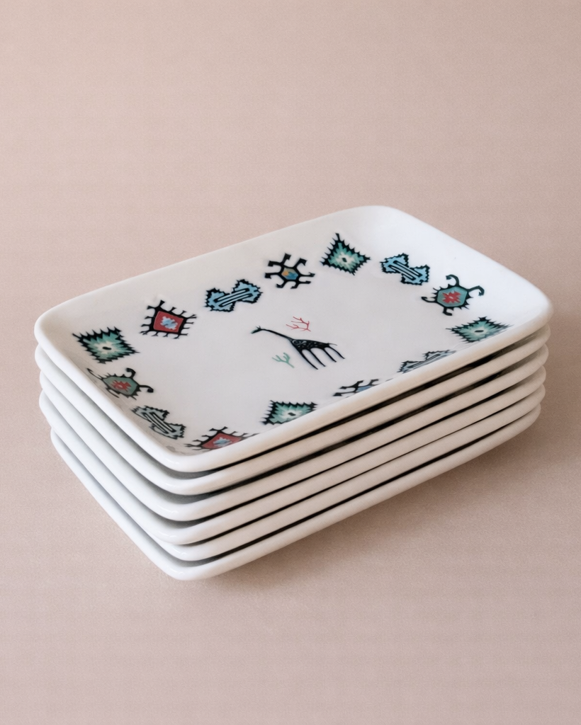 Etie 6 Parça Porselen Kayık Tabak Seti