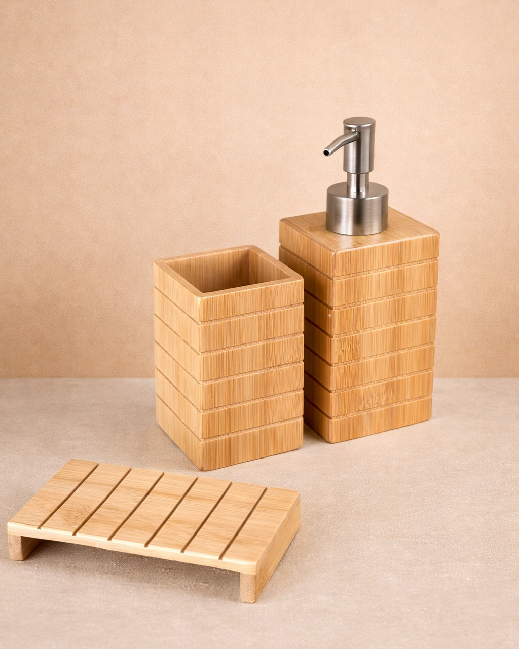 Bambu Banyo Seti - 5 Parça