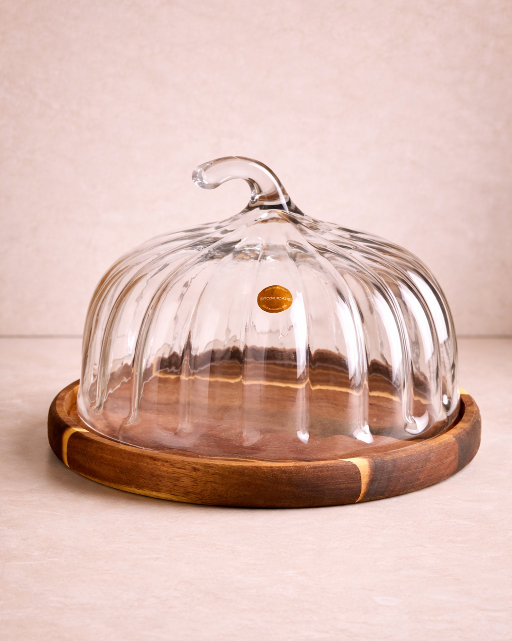 Akasya Standlı Cam Kek Fanusu