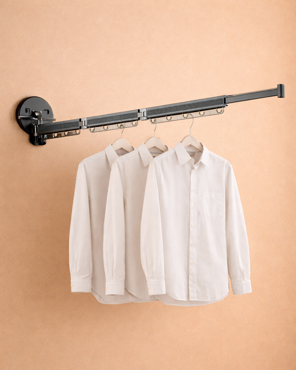 Vantuzlu Çok Kulanışlı 3 Kanatlı Elbise Kurutma Askısı