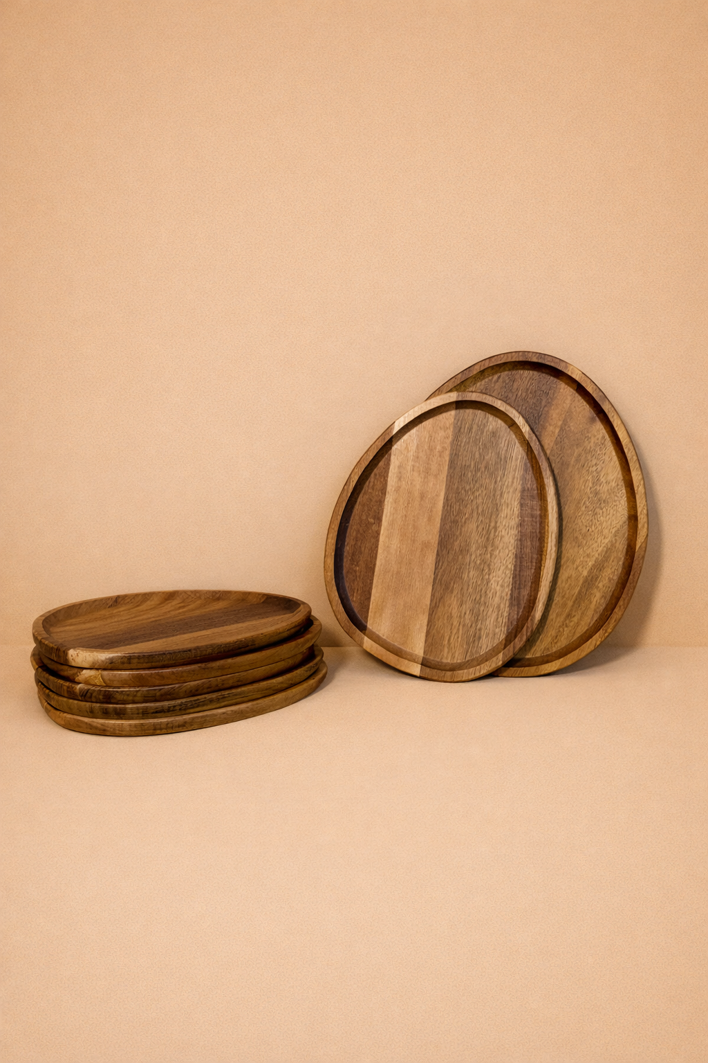 Vini Akasya Ağacı 7 Parça Oval Kahvaltı-Sunum Seti