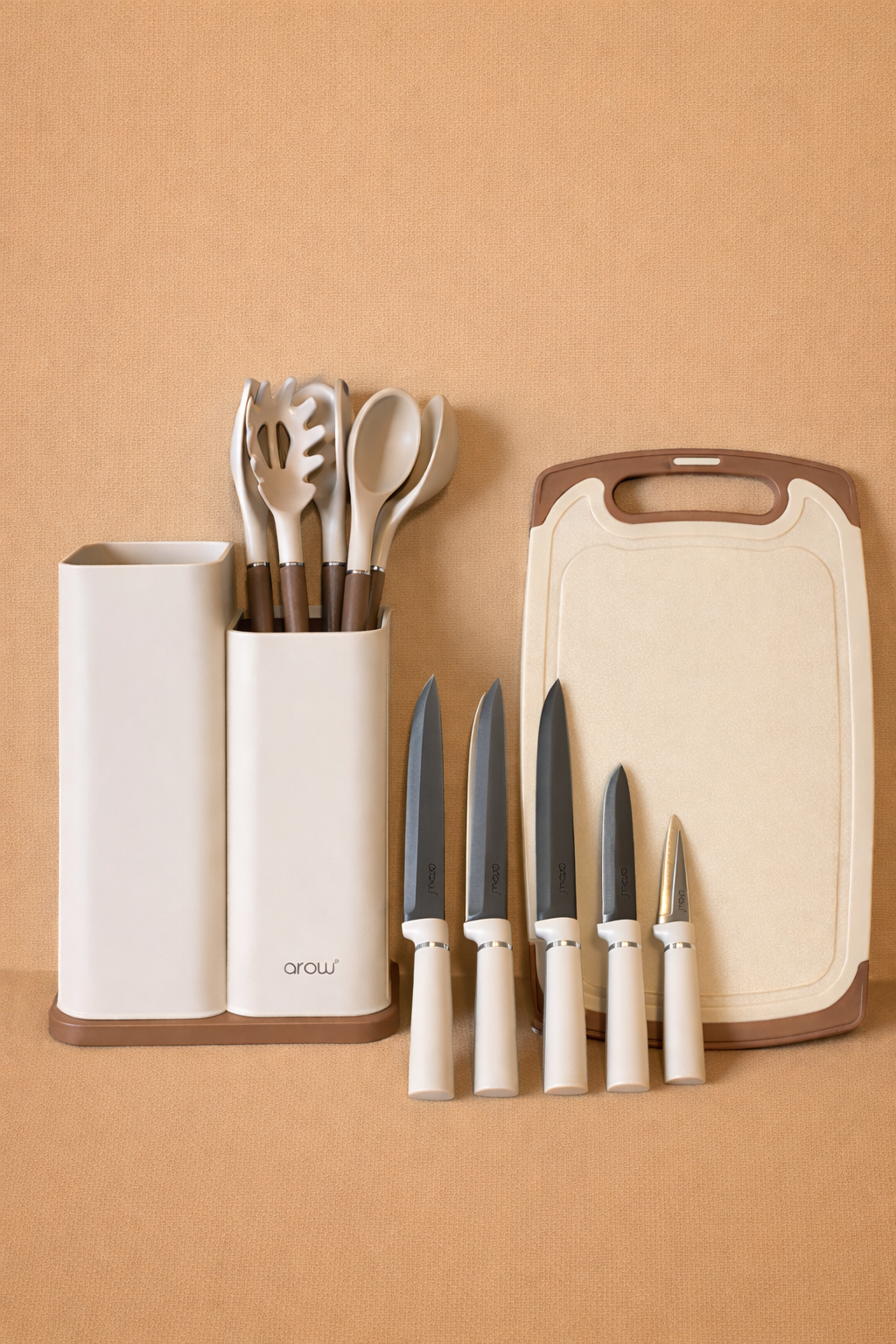 12 Parça Bıçaklı Kesme Panosu Seti