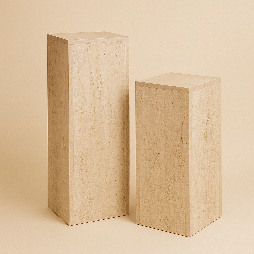 Brandon Traverten Desen İkili Sütun Dresuar